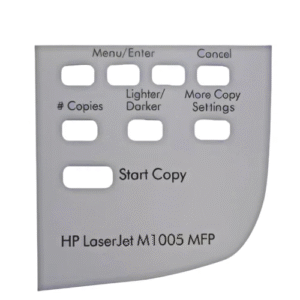 Panel Display- Control Panel Sticker for HP LaserJet M1005 / MFP1005-IMPORT
