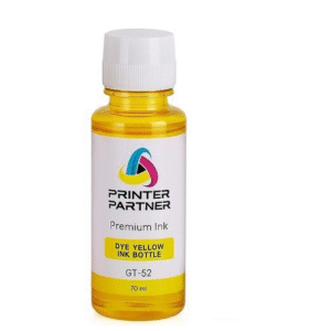 GT52 Ink Bottle (Yellow) Compatible for HP 310, 315, 319, 410, 415, 419, 500, GT5810, GT5820, GT5821 Ink Tank Printer